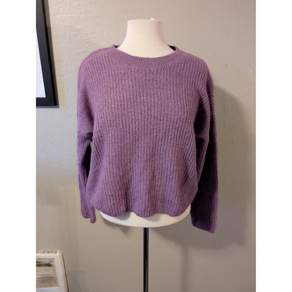 Madewell Crewneck ribbed sweater womens sz L‎